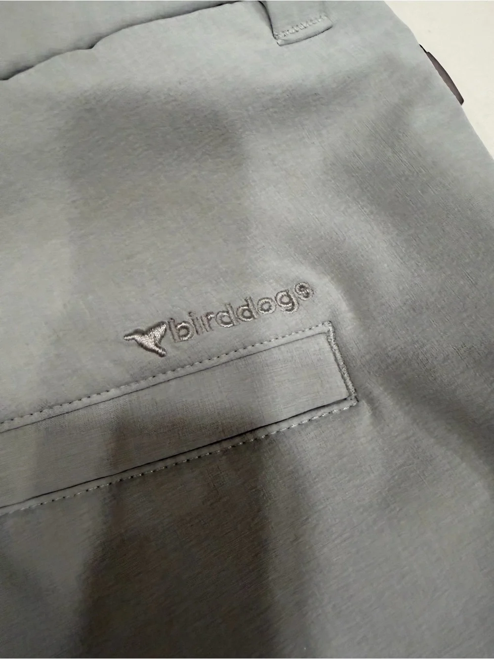 Birddogs Men’s Light Gray Flat Front Golf Shorts - 32